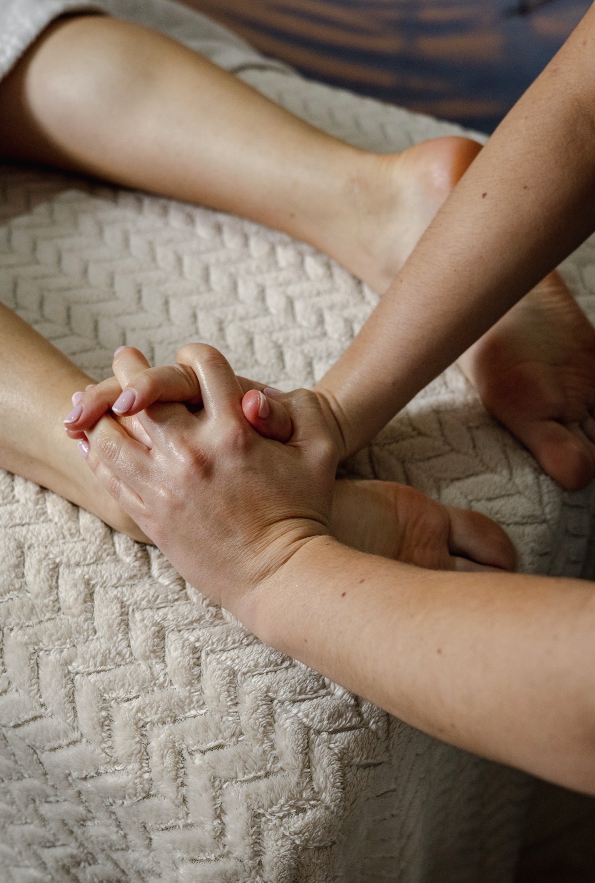 Massage des pieds au Boudoir Beauté